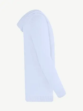 Кардиган с капюшоном из шелка