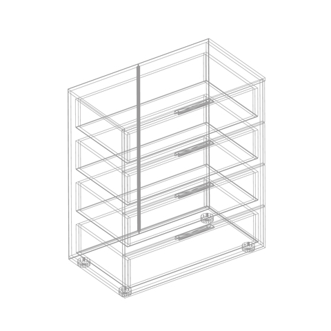 комод ТЕФИЯ 4 ящика