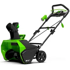 Снегоуборщик Greenworks GD40SB 40V (51 см) аккумуляторный, с АКБ 4 А/ч и ЗУ