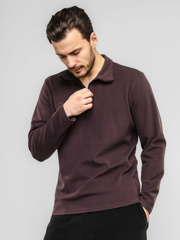 Кофта (толстовка) классическая, мужская, цвет "Лесной орех"