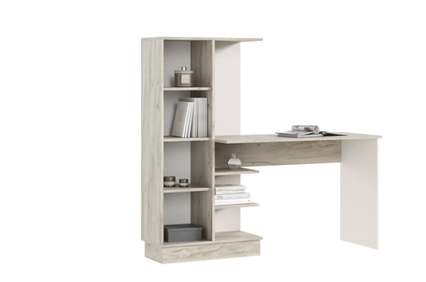 Стoл кoмпьютepный №1 Kaшeмир/Дуб крафт сeрый