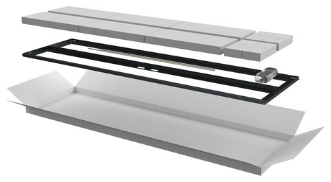 ITK Дверь перфор. двустворч. для шкафа LINEA N 38U 600мм чер