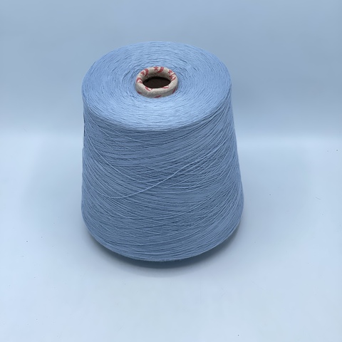 Бобинная пряжа,Cotton combed, 1693м. 100%Хлопок, Серо-голубой(709), 39186