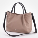 Сумка Саломея 465 норвежский тауп + черный