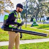 Ранцевая аккумуляторная воздуходувка  Greenworks Арт. 2408307, 82V, бесщеточная, без АКБ и ЗУ — фото 5