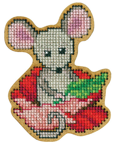 Коллекция:	Вышивка по перфорированной форме¶Название по-английски:	Wooden cross-stitch kit¶Название