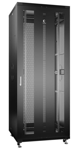 Шкаф напольный 19-дюймовый, 42U ND-05C-42U80/80-BK (8567c)