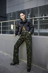 Джинсы карго милитари