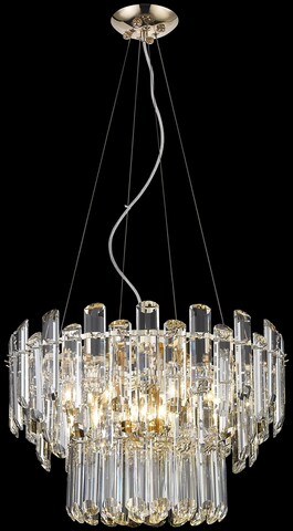 Люстра подвесная Wertmark Lazzara хрустальная современный стиль WE107.09.303