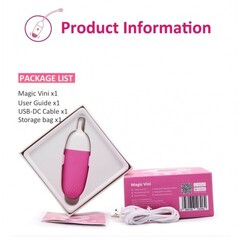 Виброяйцо Magic Motion Vini (розовый)