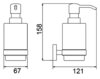 Timo 13039/18 Timo 13039/18 Saona Дозатор для жидкого мыла, черное золото