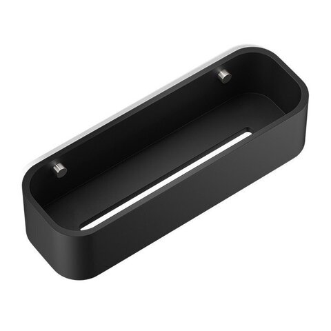 Decor Walther 0973865 Decor Walther Black Stone DCT30 Душевая полочка 30x10см, подвесная, цвет: черный матовый / сталь матовая