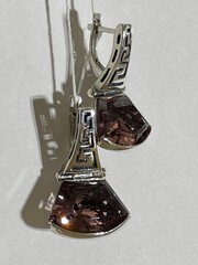 Эйфель (серьги из серебра)