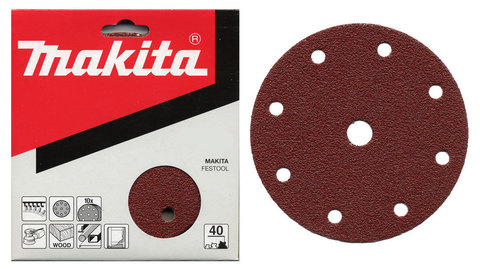 Шлифовальный диск с липучкой Makita P40/150 мм (P-31918)