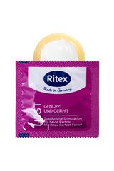 Рифленые презервативы RITEX LUST с пупырышками - 3 шт. - 