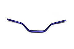 Руль переменного сечения с глубоким вырезом синий R-80