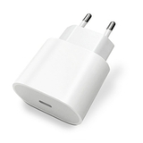 Адаптер питания на Type-C (USB-C) с быстрой зарядкой PD 20W для iPad, iPhone и др. (Белый)