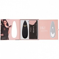 Бесконтактный клиторальный стимулятор Womanizer Premium черный/золотой