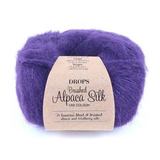 Пряжа Drops Brushed Alpaca Silk 10 фиолетовый