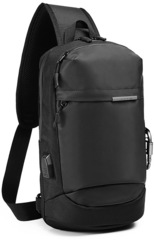 Рюкзак однолямочный Ozuko 9262 Black - 2