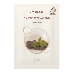 Тканевая маска с экстрактом семян периллы JMSOLUTION Plansynergy Creamy Mask Perilla Seeds