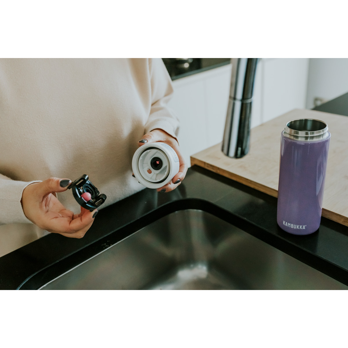 Термокружка Kambukka Olympus (500 мл), Фиолетовый, арт. 11-02020 - фото 8