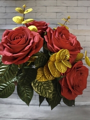 Молд пластиковый листья Эвкалипта, 12х10 см