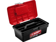 ЗУБР НЕВА-12, 285 х 155 х 125 мм, (12?), пластиковый ящик для инструментов (38323-12)