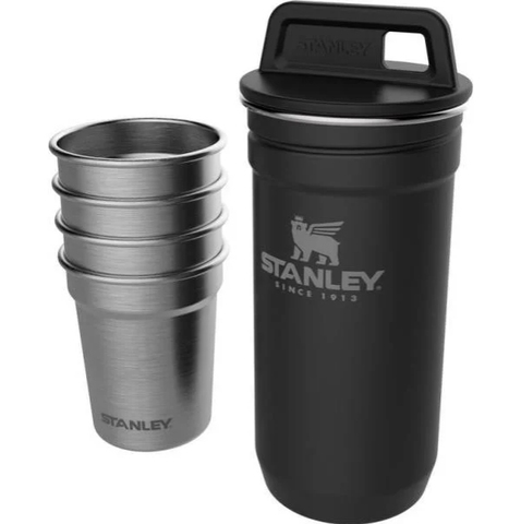 Картинка фляга для алкоголя Stanley Adventure Набор 0,59ML+0,23L Черный - 3