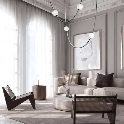 Подвесной светодиодный светильник Loft It Embrace 10242/600 Black