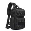 Картинка рюкзак однолямочный Ozuko 9812 Black - 21