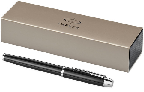 Перьевая ручка Parker IM Metal, F221, цвет: Black CT, перо : F123
