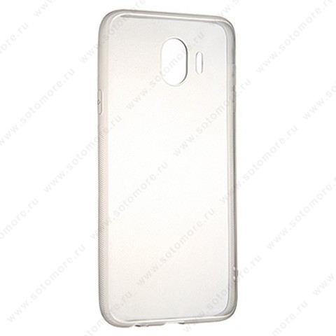 Накладка силиконовая ультра-тонкая для Samsung Galaxy J4 J400 2018 прозрачная