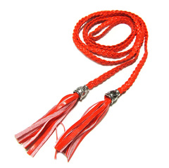 Купить Пояс-канат в морском стиле (оранжевый) в Магазине тельняшек