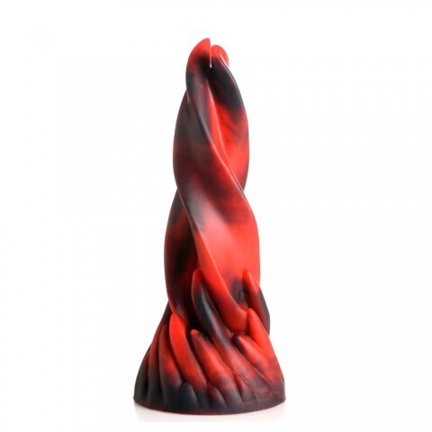 Фантазийный фаллоимитатор Creature Cocks Hell Kiss Twisted Tongues, 18.8х5.6 см