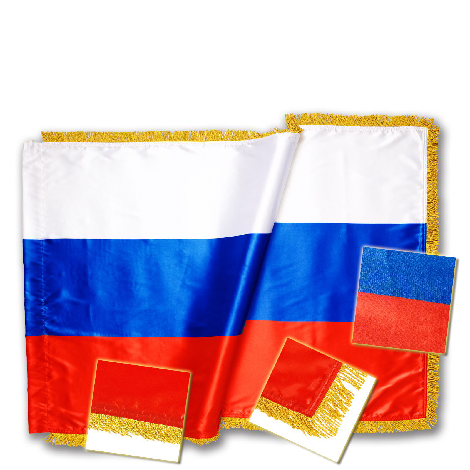 Знамя Флаг России РФ БАХРОМА