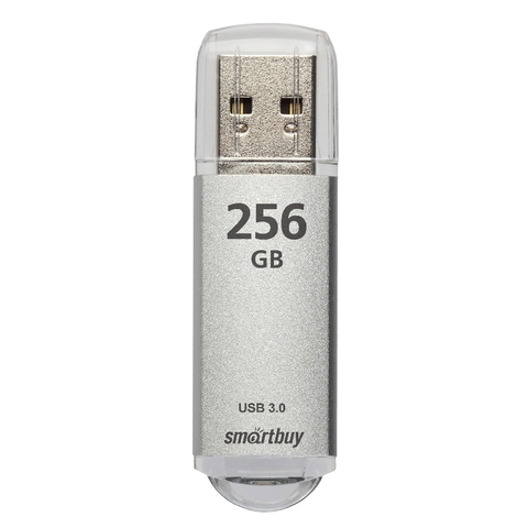 Флешка 256 GB USB 3.0/3.1 Smartbuy V-Cut (Серебро)