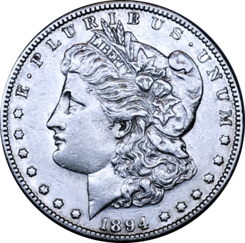 1 доллар Morgan  1894 S