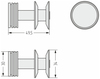 Сунержа 7022-2010-0003 Вешалка "КАНЬОН" н/ж для ДР "" (RAL 7022 Серая умбра)