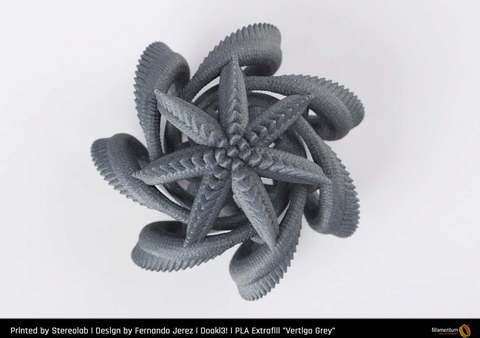 Пластик для 3D-принтера Fillamentum PLA Extrafill Vertigo Grey