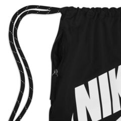 Теннисный рюкзак Nike Heritage Drawstring - black/black/white