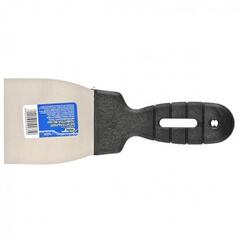 Шпатель 80мм, из нержавеющей стали, пластмассовая ручка, Сибртех, 85433