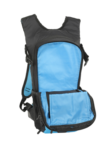 Картинка рюкзак велосипедный Zefal Hydro Enduro Bag black/blue - 6