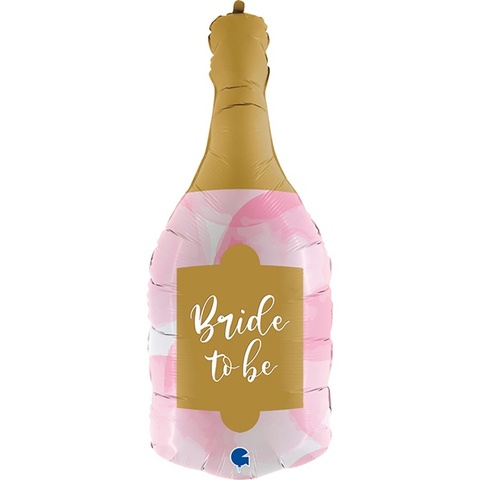 Шар Фигура Бутылка шампанского BRIDE TO BE
