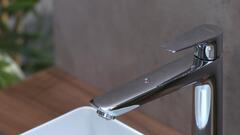 Смеситель для раковины с донным клапаном, хром Hansgrohe Talis E 71716000