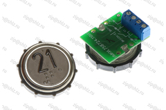 Кнопка (кнопочный модуль) ВКЛ13А-2-4П "21 этаж", круглая, красная подсветка, с кодом Брайля