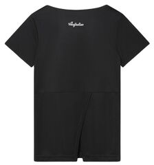 Женская теннисная футболка Australian T-Shirt Ace With Back Split - black