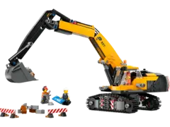 Конструктор LEGO City 60420 Желтый строительный экскаватор