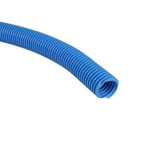 Труба гофрированная STOUT - 18 (наружный диаметр 20 мм, цвет синий, бухта 50м.)