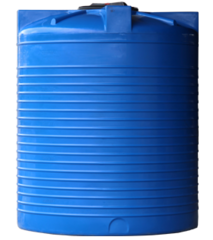 Ёмкость пластиковая пищевая STERH VERT 3000 л. вертикальная (151x151x183см;синий) - арт.555081